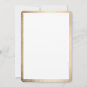 グランドオープニングパーティーモダン事業金ゴールド 招待状 (裏面)