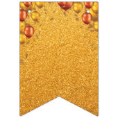 グランドオープニングフェイク金ゴールドグリッター金ゴールドバルーン バンティングフラッグ (第1の旗)