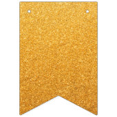 グランドオープニングフェイク金ゴールドグリッター バンティングフラッグ (第1の旗)