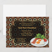 グランドオープニングベッド&ブレックファースト 招待状 (正面/裏面)