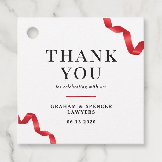 グランドオープニングメッセージカード フェイバータグ (正面)