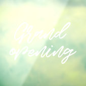 グランドオープニングモダンタイポグラフィショーフロント ウィンドウサイン (シート3)