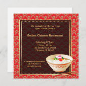 グランドオープニングレ中国のストラン 招待状 (正面/裏面)