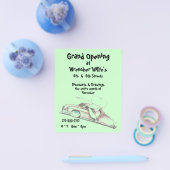 グランドオープニング品質の光沢フライヤー チラシ (シングル)