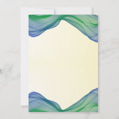 グランドオープニング青縁ど緑水彩波 招待状 (裏面)