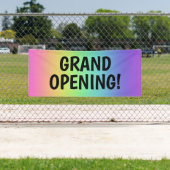 グランドオープニング！レインボーバナー 横断幕 (インサイチュ)