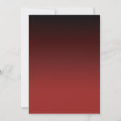 グランドオープンのツインクルライト ダークレッド 招待状 (裏面)