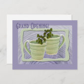グランドオープングリーンスパイラルマグ ミントスプリグス フォト ポストカード (正面/裏面)