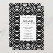 グランドオープンビジネス 招待状 (正面/裏面)