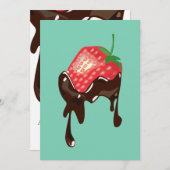 グランドオープン-イチゴ 招待状 (正面/裏面)