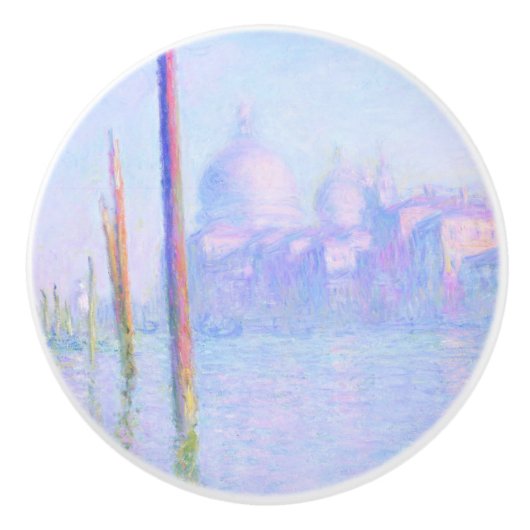 グランドカナルインヴェネツィア(by Claude Monet) セラミックノブ (正面)