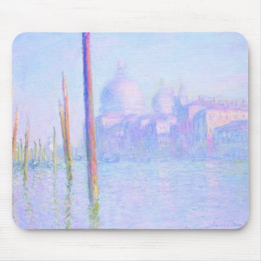 グランドカナルインヴェネツィア(by Claude Monet) マウスパッド (正面)