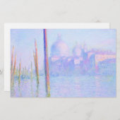 グランドカナルインヴェネツィア(by Claude Monet) 便箋 (正面/裏面)