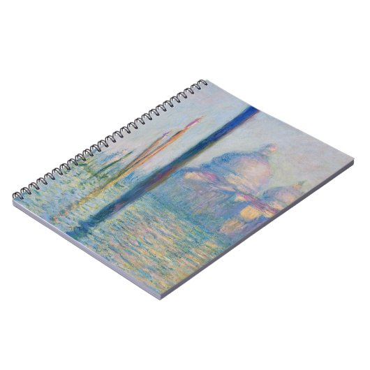 グランドカナルモネヴェネツィアイタリアクラシック絵画ズ ノートブック (左側)