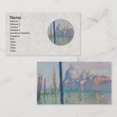 グランドカナルモネヴェネツィアイタリアクラシック絵画ズ 名刺 (正面/裏面)