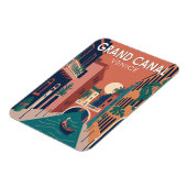 グランドカナルヴェニストラベルアートヴィンテージ マグネット (左側)