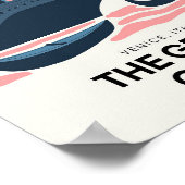 グランドカナルヴェネツィアイタリア抽象芸術旅行フローラ ポスター (角)