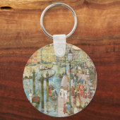 グランドカナル、ヴェネツィアバイモーリス・プレンダーガスト キーホルダー (正面)
