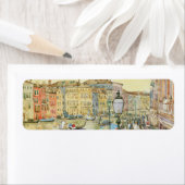 グランドカナル、ヴェネツィアバイモーリス・プレンダーガスト ラベル (インサイチュ)