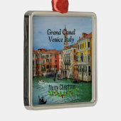 グランドカナル、ヴェネツィア、クリスマス メタルオーナメント (右)