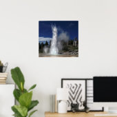 グランドガイザーとヴェントガイザーイエローストーン ポスター (ホームオフィス)