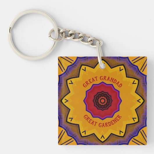 グランドガーデナーアクリルキーチェーン キーホルダー (正面)