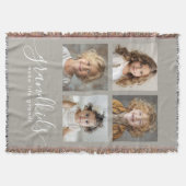 グランドキッズがライフコラージュを作る スローブランケット (正面)