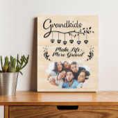 グランドキッズが人生をより壮大なカスタム家族の写真にする フォトプラーク