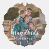 グランドキッズが人生を壮大にする オーナメントカード (裏面)