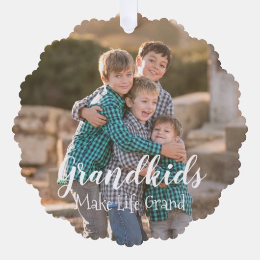 グランドキッズが人生を壮大にする オーナメントカード (正面)