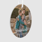 グランドキッズが人生を壮大にする オーナメント (正面)