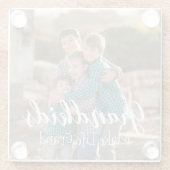 グランドキッズが人生を壮大にする ガラスコースター (裏面)