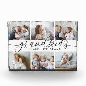 グランドキッズが人生を壮大にする |コラージュ写真ブロック フォトブロック (正面)