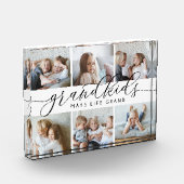 グランドキッズが人生を壮大にする |コラージュ写真ブロック フォトブロック (左)