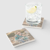 グランドキッズが人生を壮大にする ストーンコースター (横)