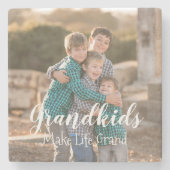 グランドキッズが人生を壮大にする ストーンコースター (正面)