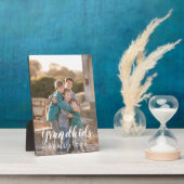 グランドキッズが人生を壮大にする フォトプラーク (側面)