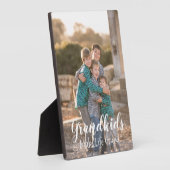 グランドキッズが人生を壮大にする フォトプラーク (側面)