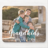 グランドキッズが人生を壮大にする マウスパッド (正面)