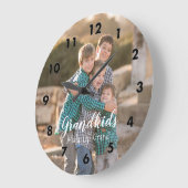 グランドキッズが人生を壮大にする ラージ壁時計 (傾斜)