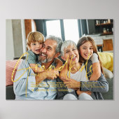 グランドキッズが人生を壮大にする |写真 箔ポスター (正面)