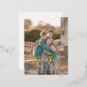 グランドキッズが人生を壮大にする 箔シーズンポストカード (正面/裏面)