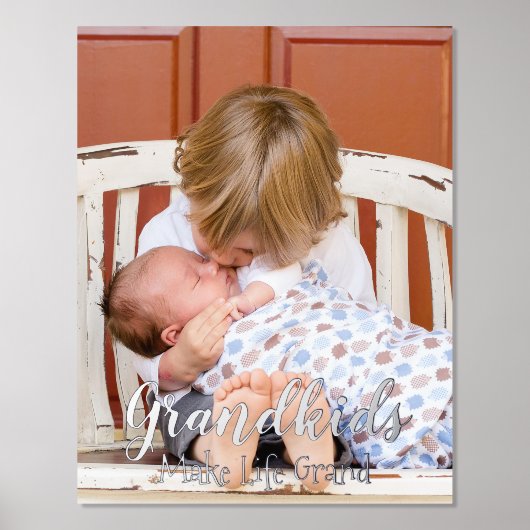 グランドキッズが人生を壮大にする 箔ポスター (正面)