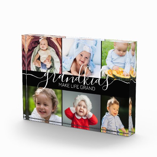 グランドキッズが人生を壮大にする | 6フォトコラージュ フォトブロック (右)