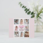 グランドキッズが人生を大きな祖母に作る8フォトカスタム ポストカード (スタンド正面)