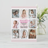 グランドキッズが人生を大きな祖母に作る8フォトカスタム 招待状 (スタンド正面)