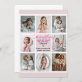 グランドキッズが人生を大きな祖母に作る8フォトカスタム 招待状 (正面/裏面)