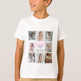 グランドキッズが人生を大きな祖母に作る8フォトカスタム Tシャツ