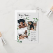 グランドキッズのおばあちゃんグラミー・ナナのための詩 カード (正面/裏面インサイチュ)