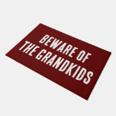 グランドキッズのフォーマットに注意 ドアマット (アングル)